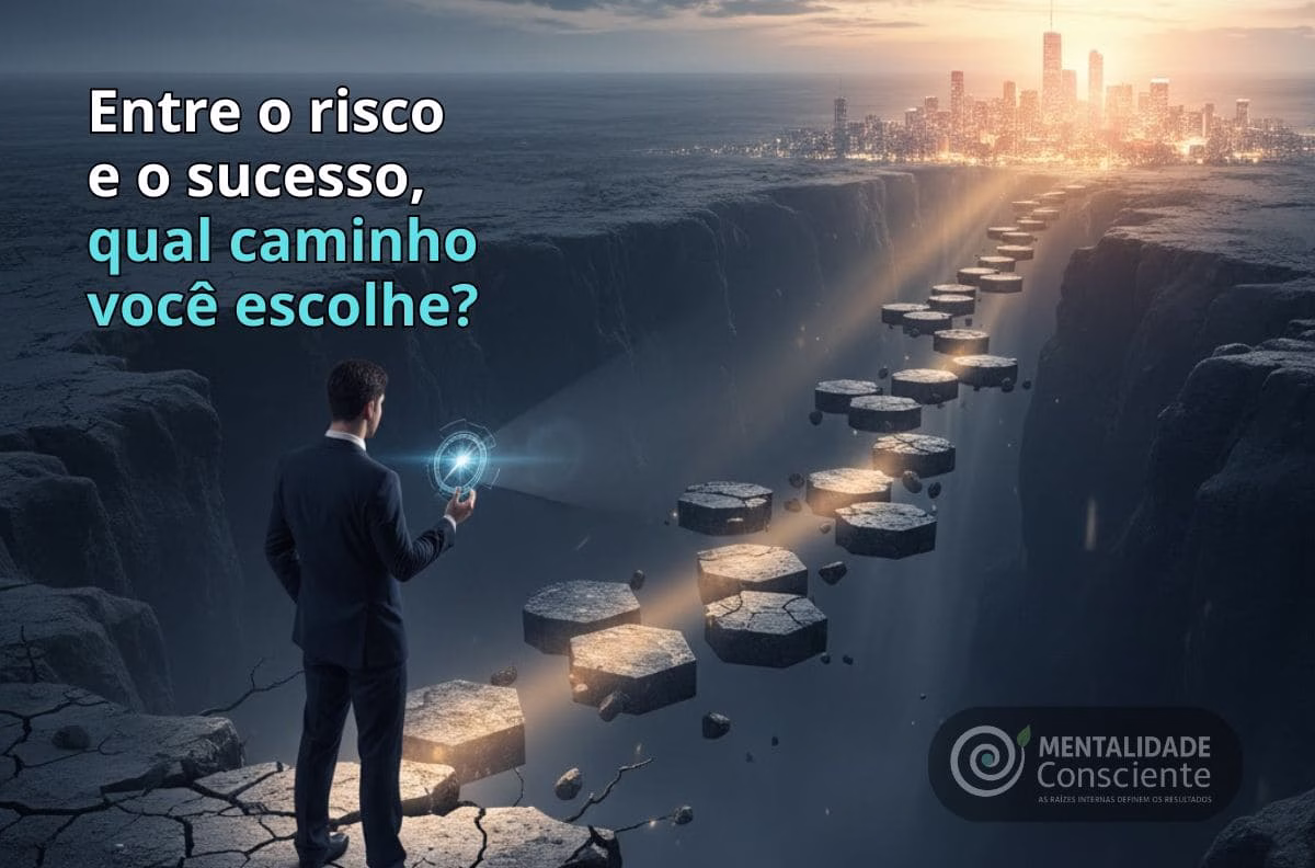 Mentalidade Consciente - Superação do Medo de Arriscar: All In de Flávio Augusto e a capacidade de vender como seguro.
