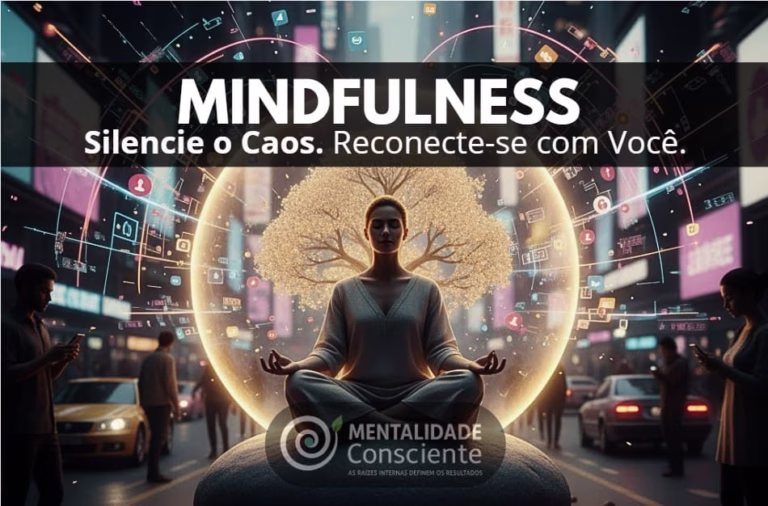 Imagem para o artigo - Mindfulness: O Antídoto Definitivo para a Era da Distração e da Dopamina Manipulada - site mentalidade consciente de Douglas Moraes