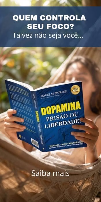 mulher confortável em uma rede lendo o livro Dopamina: Prisão ou Liberdade? do autor Douglas Moraes