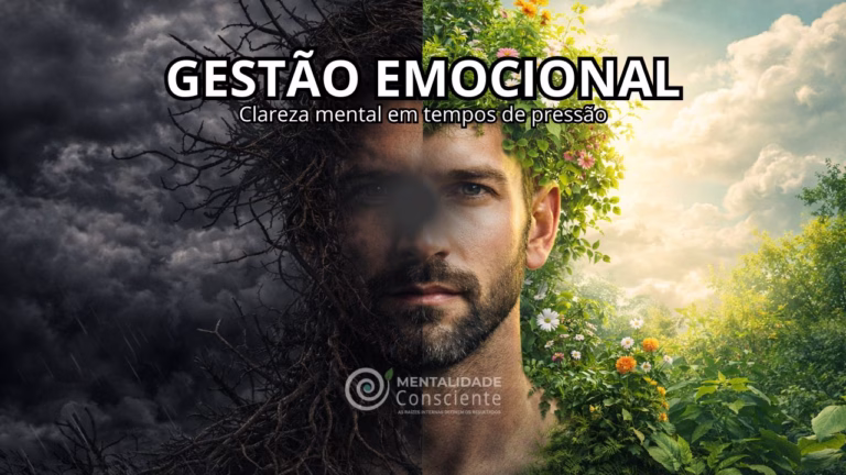 Imagem sobre gestão emocional para controlar a ansiedade e retomar o controle da vida, por Douglas Moraes do Portal Mentalidade Consciente